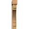 Ekena Millwork Merced Block Rough Sawn Bracket w/ Offset Brace, Western Red Cedar, 8"W x 48"D x 48"H BKT0806X48X48MRC05RWR - alternate 4